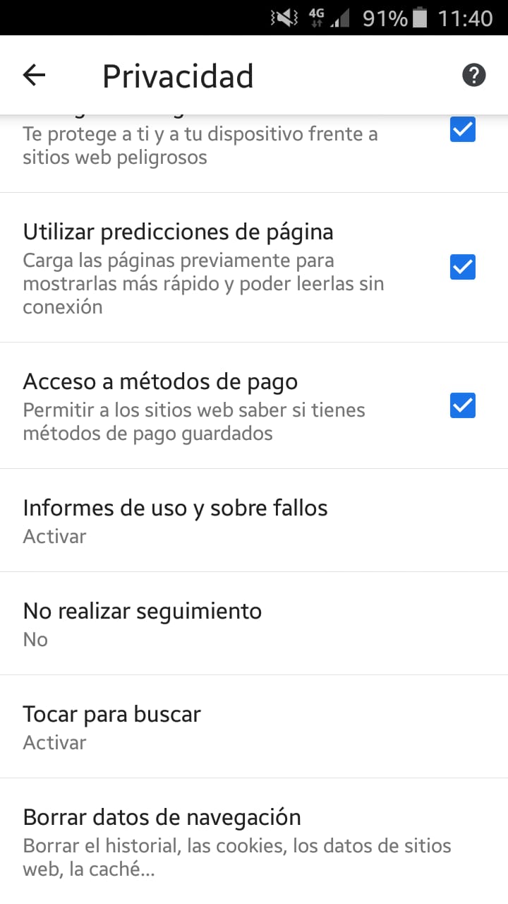 Cómo borrar el historial en Android Descargar