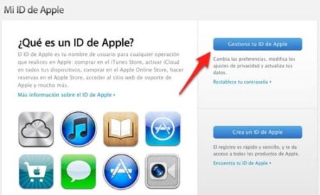 cambiar el ID de Apple