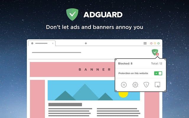 is adguard chrome extension free