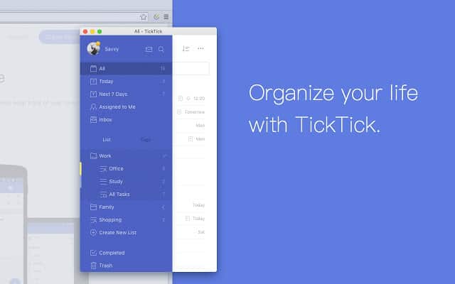 ticktick extension