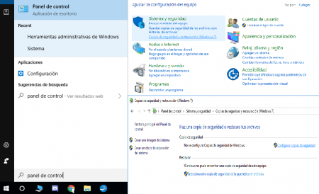 Cómo hago una copia de seguridad en Windows 10