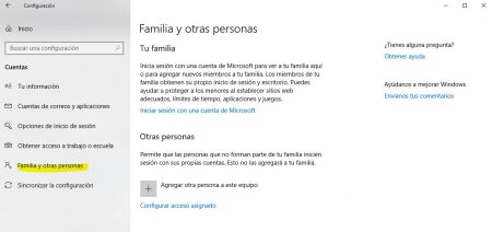 Cómo configurar el control parental en Windows 10