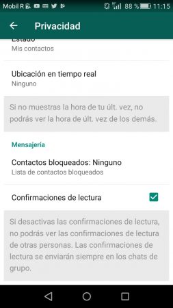 Cómo leer un mensaje de Whatsapp sin que el emisor lo sepa