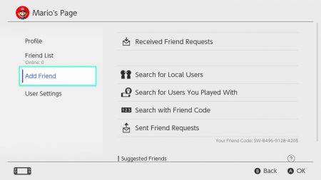 Cómo añadir amigos en Nintendo Switch