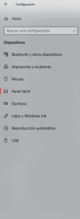 Cómo desactivar el Touchpad en Windows 10