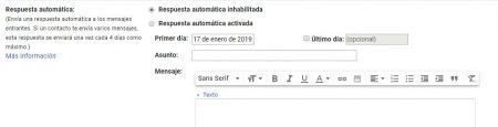 Cómo programar una respuesta en Gmail