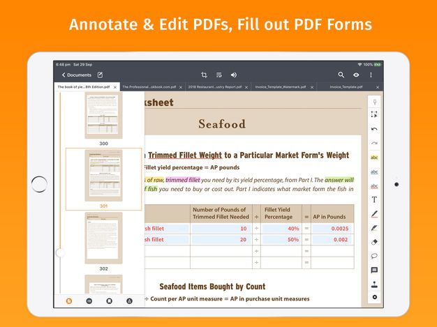 Descargar PDF Max Pro para iPad, firma y edita PDF