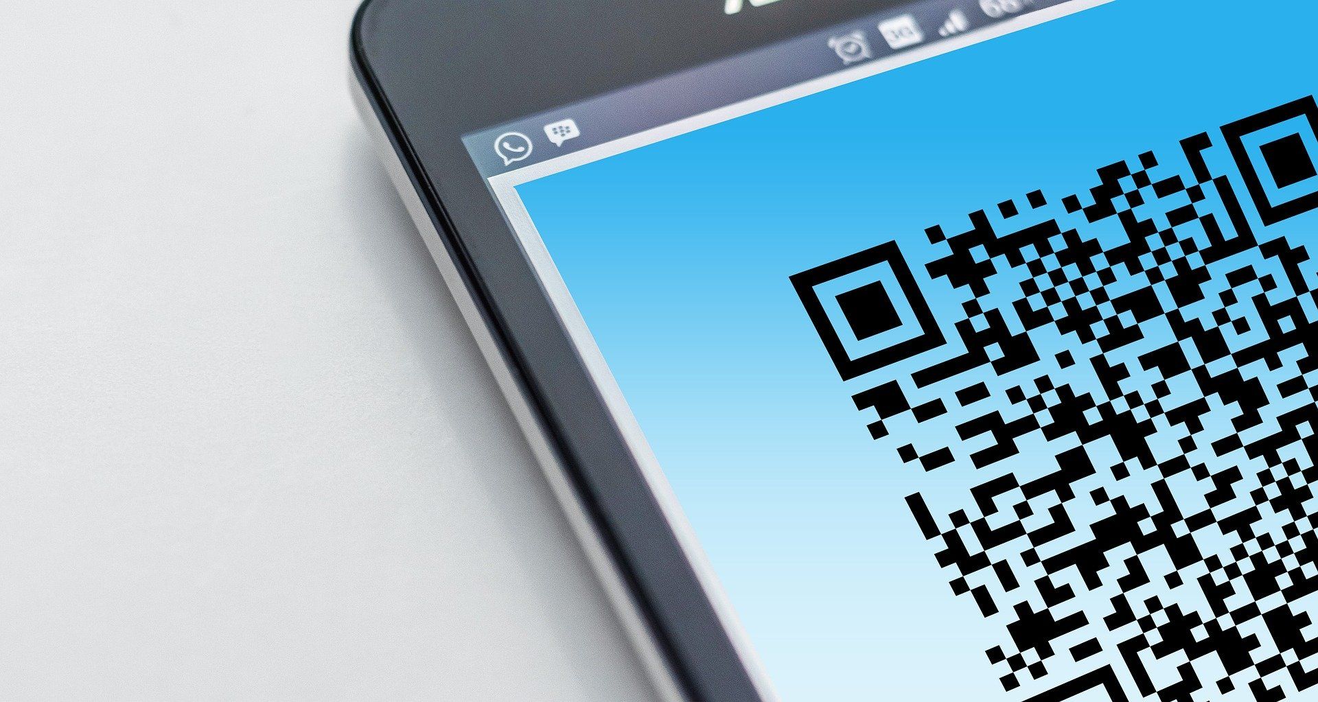 escanear un código QR de una foto