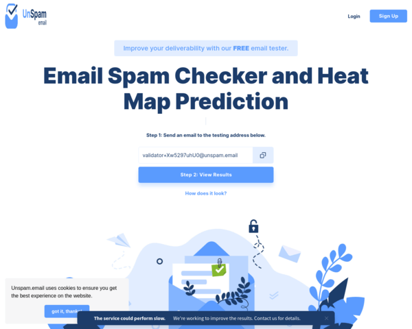 Descargar UnSpam.email para saber si eres spam
