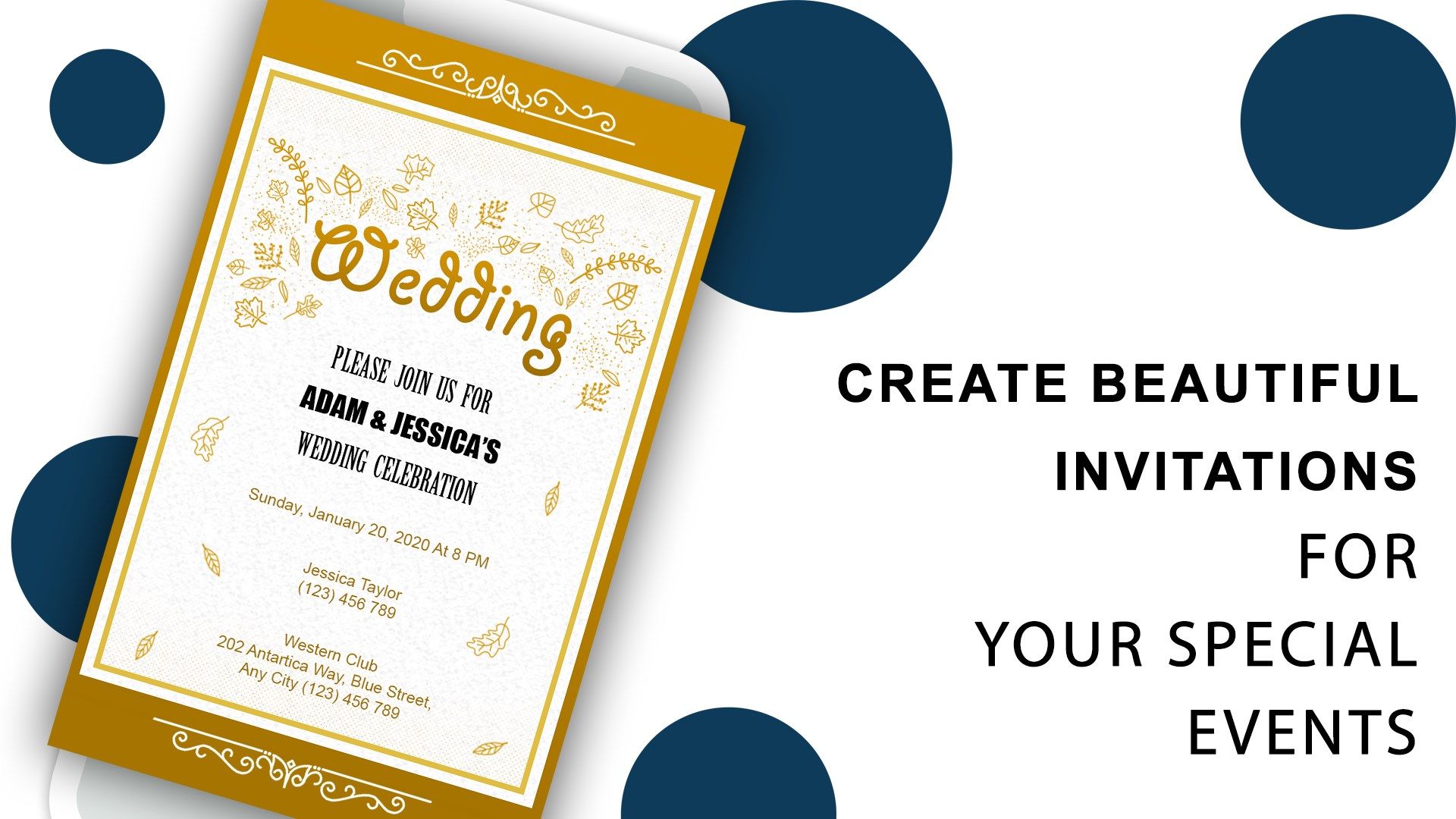 Descarga Invitation Card Maker y crea las invitaciones perfectas